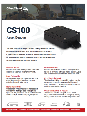 CloudHawk CS-100 datasheet